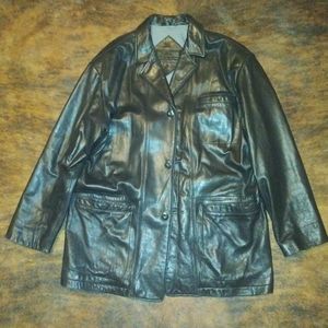Men's lamb leather jacket brand new no tag